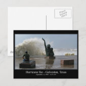 Hurricane Ike Briefkaart (Voorkant / Achterkant)