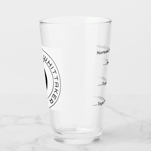 Hurricane-intensiteitsmeter Glas (Rechts)