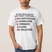 Hurricane Irene / East Coast Survival Value Shirt (Voorkant)