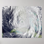 Hurricane Irma Afbeelding van Cudjoe Key, Florida Poster (Voorkant)