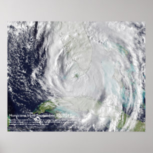 Hurricane Irma Afbeelding van Cudjoe Key, Florida Poster