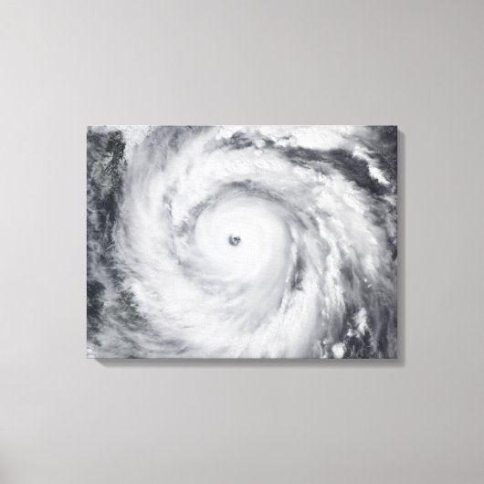 Hurricane Jangmi Canvas Afdruk (Voorkant)