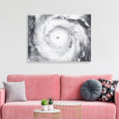 Hurricane Jangmi Canvas Afdruk (Insitu (Woonkamer))
