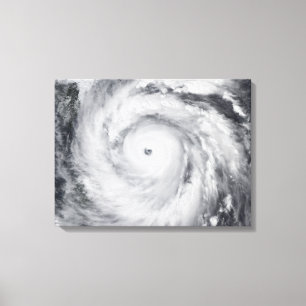 Hurricane Jangmi Canvas Afdruk