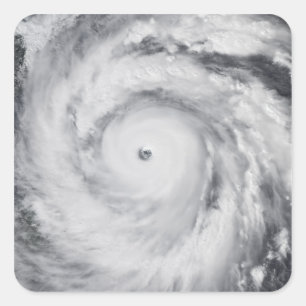 Hurricane Jangmi Vierkante Sticker