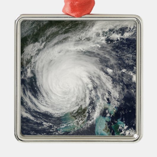 Hurricane Jeanne Metalen Ornament (Voorkant)