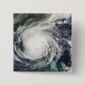 Hurricane Jeanne Vierkante Button 5,1 Cm (Voorkant)