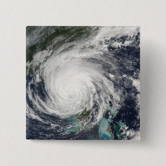 Hurricane Jeanne Vierkante Button 5,1 Cm (Voorkant)