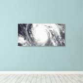 Hurricane Jimena nadert Baja California Canvas Afdruk (Insitu (Houten vloer))