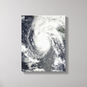 Hurricane Jimena nadert Baja California Canvas Afdruk