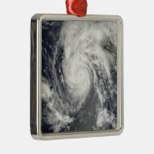 Hurricane Jimena nadert Baja California Metalen Ornament (Rechts)