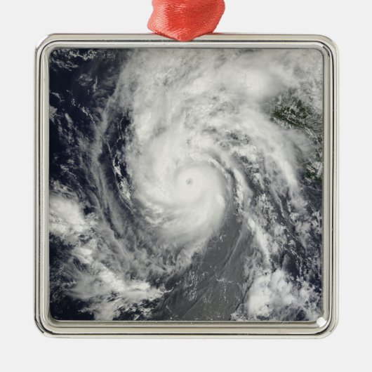 Hurricane Jimena nadert Baja California Metalen Ornament (Voorkant)