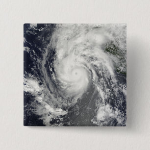 Hurricane Jimena nadert Baja California Vierkante Button 5,1 Cm