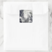 Hurricane Jimena nadert Baja California Vierkante Sticker (Tas)