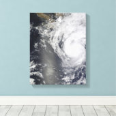 Hurricane Jimena over Baja California Canvas Afdruk (Insitu (Houten vloer))