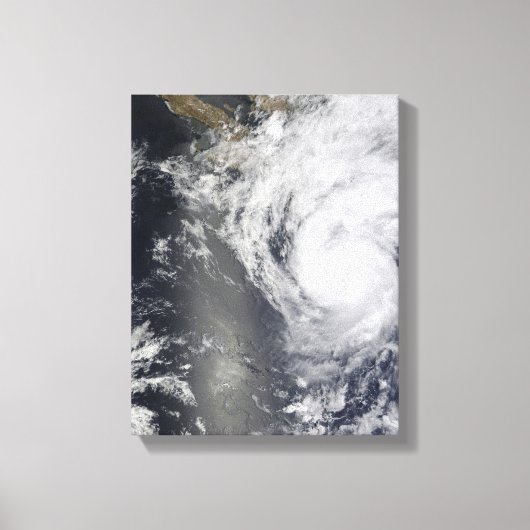 Hurricane Jimena over Baja California Canvas Afdruk (Voorkant)
