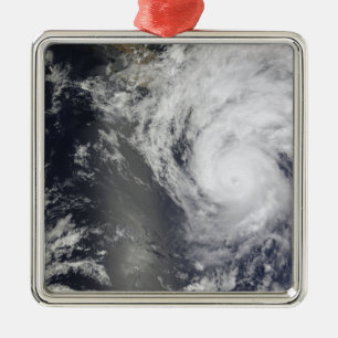 Hurricane Jimena over Baja California Metalen Ornament