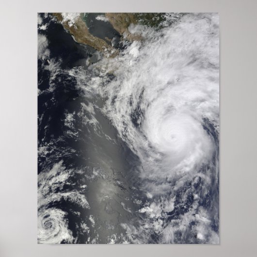 Hurricane Jimena over Baja California Poster (Voorkant)