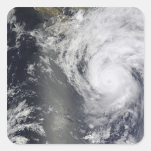 Hurricane Jimena over Baja California Vierkante Sticker