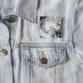 Hurricane Jimena Vierkante Button 5,1 Cm (In situ)