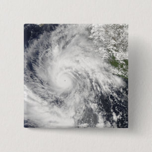 Hurricane Jimena Vierkante Button 5,1 Cm