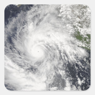 Hurricane Jimena Vierkante Sticker