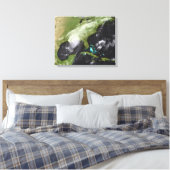 Hurricane Katrina Canvas Afdruk (Insitu (Slaapkamer))