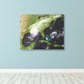 Hurricane Katrina Canvas Afdruk (Insitu (Houten vloer))