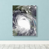 Hurricane Katrina Canvas Afdruk (Insitu (Houten vloer))