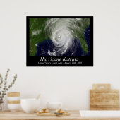 Hurricane Katrina Poster (Keuken)