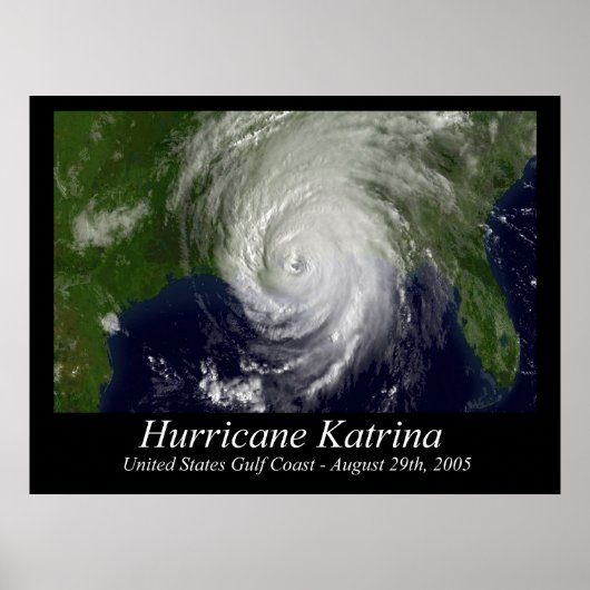 Hurricane Katrina Poster (Voorkant)