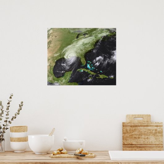 Hurricane Katrina Poster (Keuken)