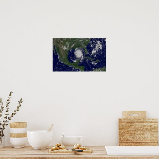Hurricane Katrina Poster (Keuken)
