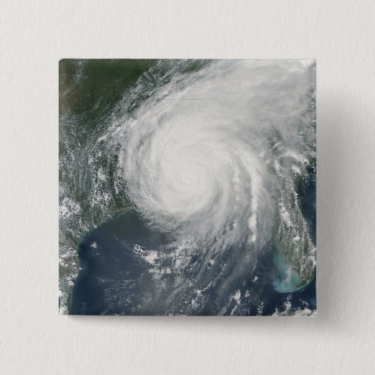 Hurricane Katrina Vierkante Button 5,1 Cm (Voorkant)