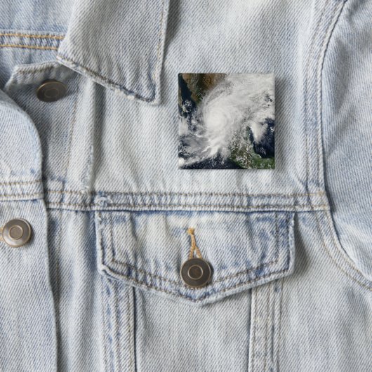 Hurricane Kenna Vierkante Button 5,1 Cm (In situ)