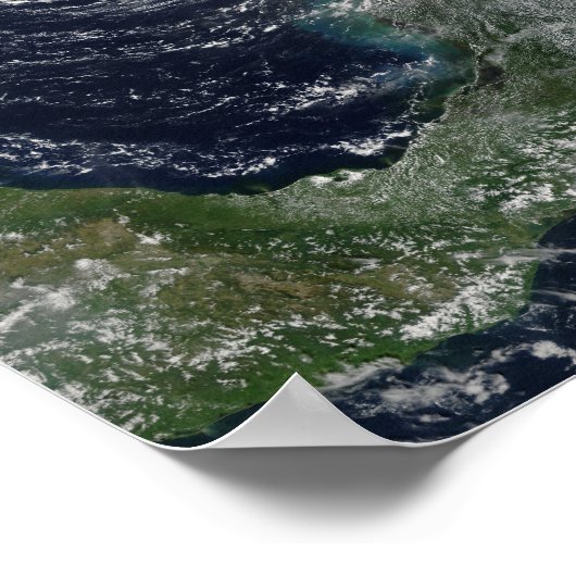 Hurricane Lili Poster (Hoek)