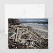 Hurricane Matthew 2016 Florida strand kust Briefkaart (Voorkant / Achterkant)