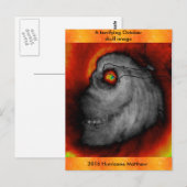 Hurricane Matthew Skull-afbeelding Briefkaart (Voorkant / Achterkant)