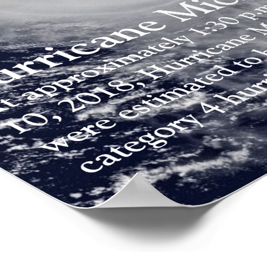 Hurricane Michael Poster (Hoek)
