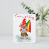 Hurricane Relief Gnome Team - Gnome voor de feestd Feestdagenkaart (Staand voorkant)