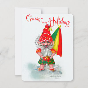 Hurricane Relief Gnome Team - Gnome voor de feestd Feestdagenkaart