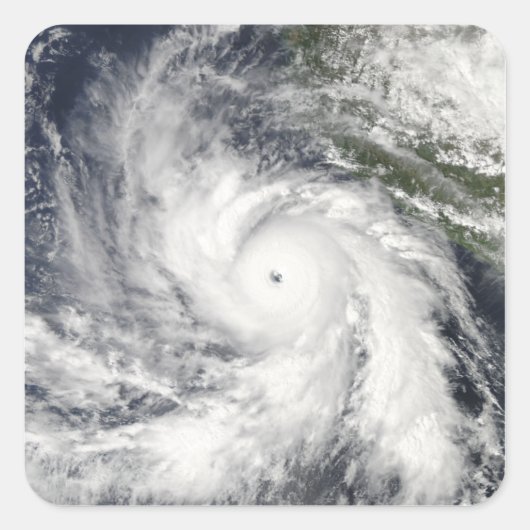 Hurricane Rick Vierkante Sticker (Voorkant)