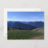 Hurricane Ridge - briefkaart van het Nationaal Par (Voorkant / Achterkant)