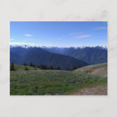 Hurricane Ridge - briefkaart van het Nationaal Par (Voorkant)