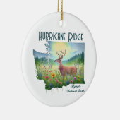 Hurricane Ridge National Park Souvenir Gift Keramisch Ornament (Rechts)