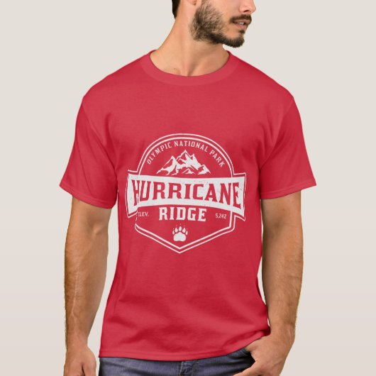 Hurricane Ridge Olympic National Park gift T-shirt (Voorkant)