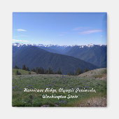Hurricane Ridge - Olympische Natal Park Magnet (Voorkant)