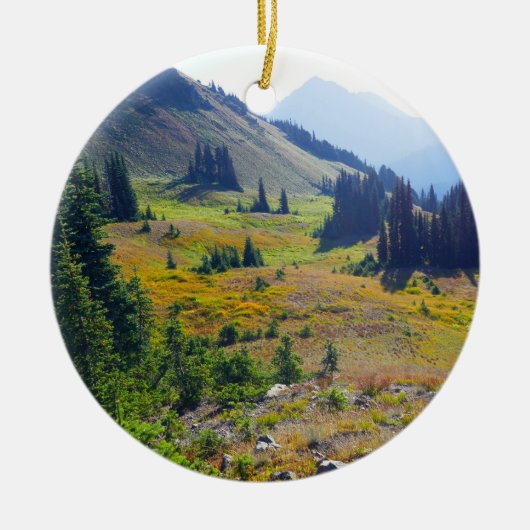 Hurricane Ridge Trail Keramisch Ornament (Voorkant)
