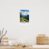 Hurricane Ridge Washington Reisprint Poster (Keuken)