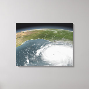 Hurricane Rita Canvas Afdruk